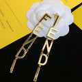 Minimalist tassel earrings PD10051215