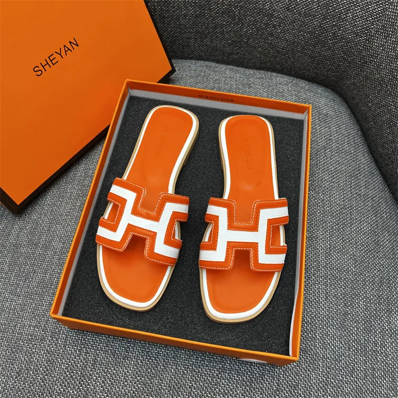 Fashion thick-soled beach slippers 9000904002