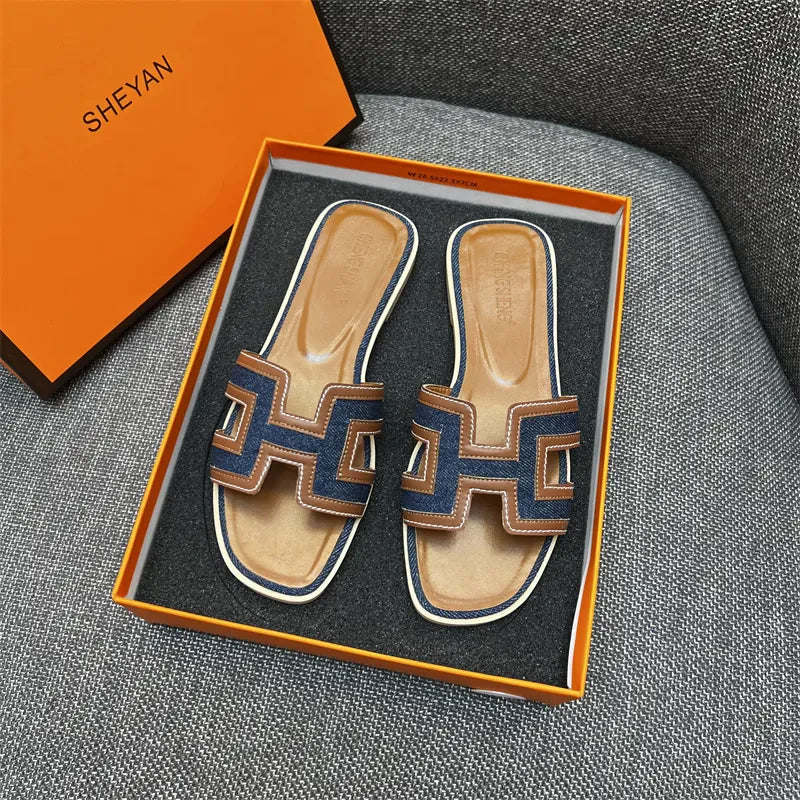 Fashion thick-soled beach slippers 9000904002