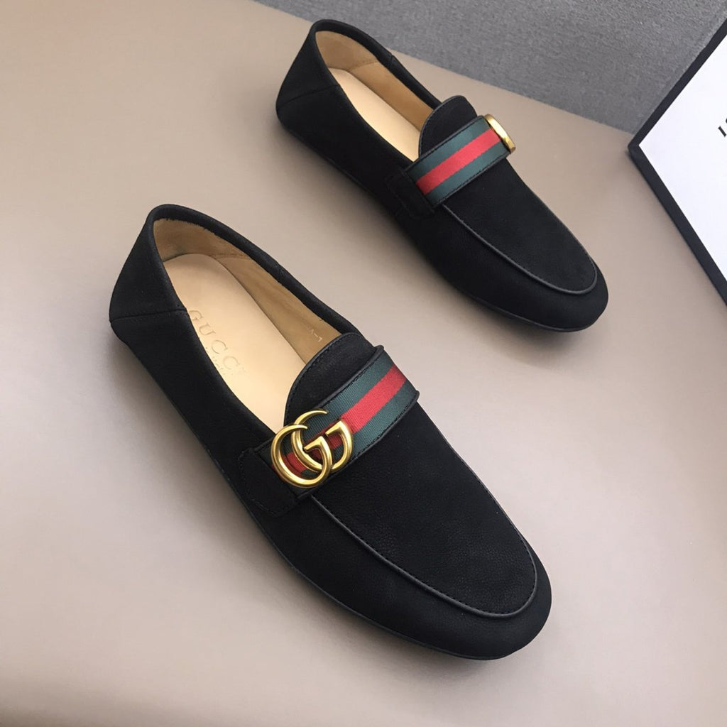 Men's luxury suede loafers