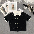 Summer new fashion Polo lapel slim short sleeve PD 0424040304