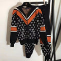 New fashion knitted casual set PD1023101801