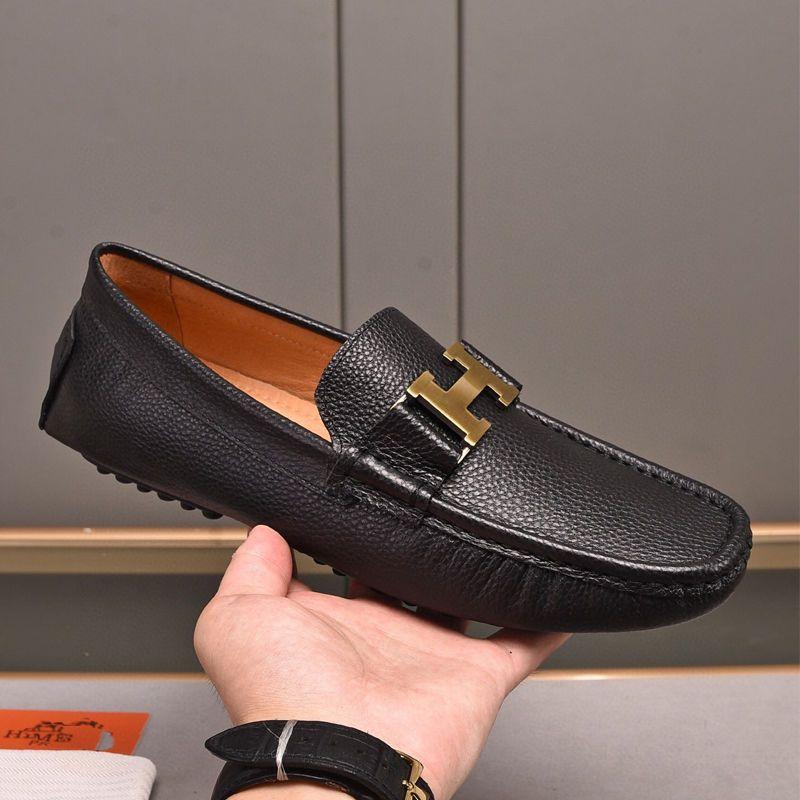 New Leather Casual Men's Shoes Comfortable Slip-on Loafers 1024031518