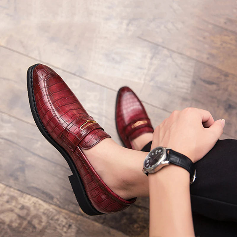 Business Men's Fashion British Plus Size Casual Shoes Loafers
