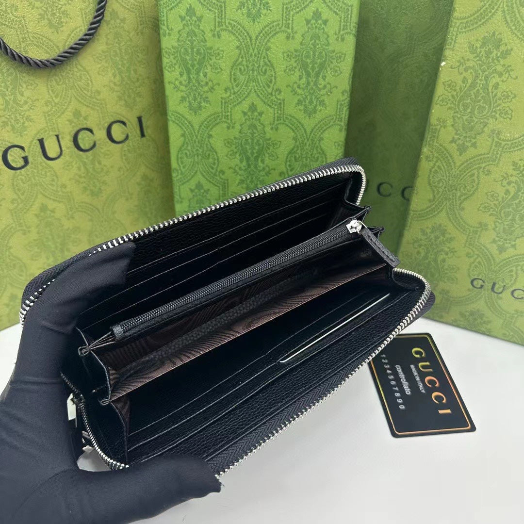 G Pattern Metal Buckle Zipper Wallet 0424052809