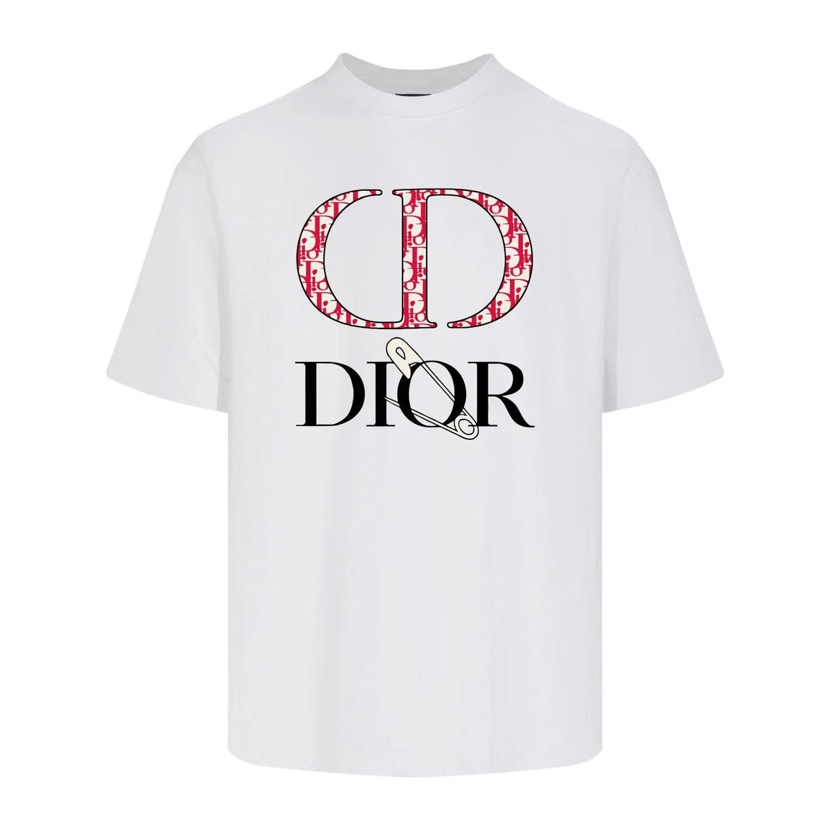 Trendy New Printed Round Neck Loose Short Sleeve 1024030813