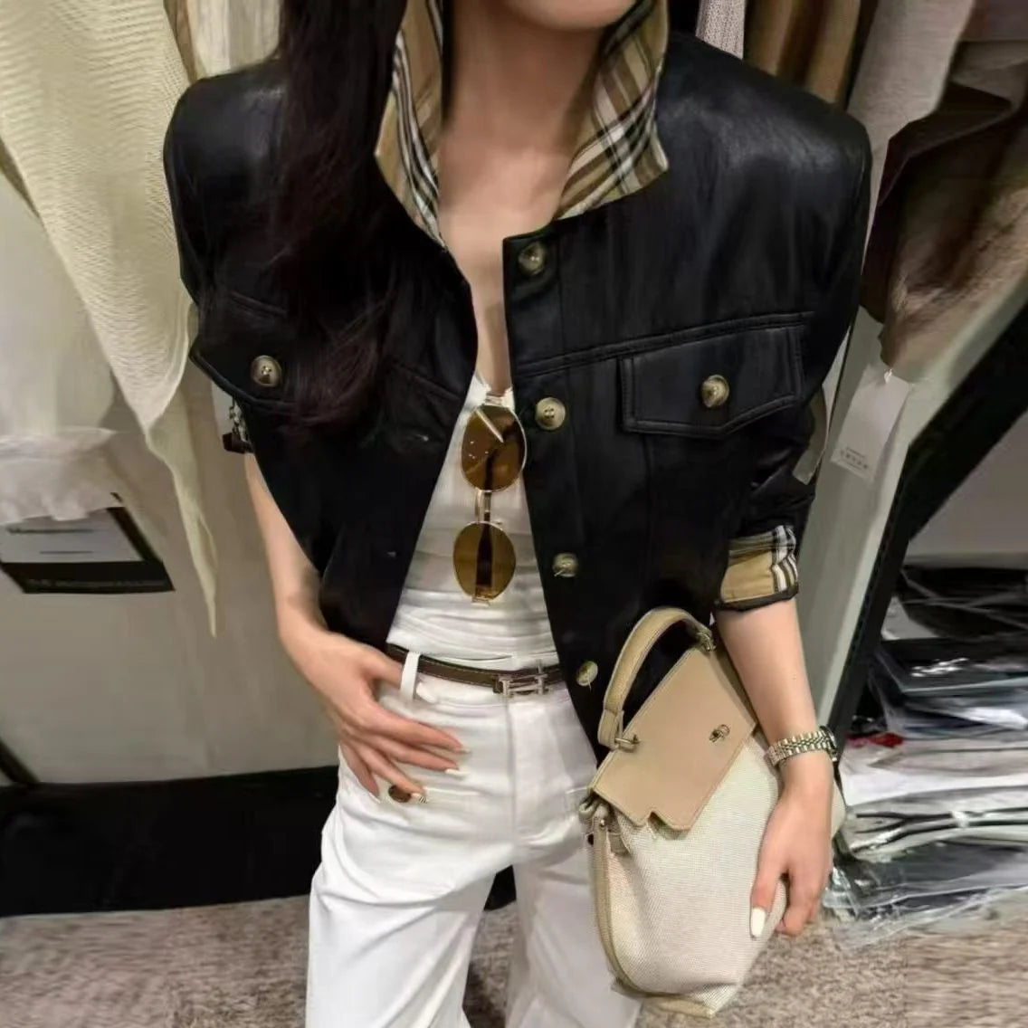 New Fashion Women's Leather Jacket PD1326091001