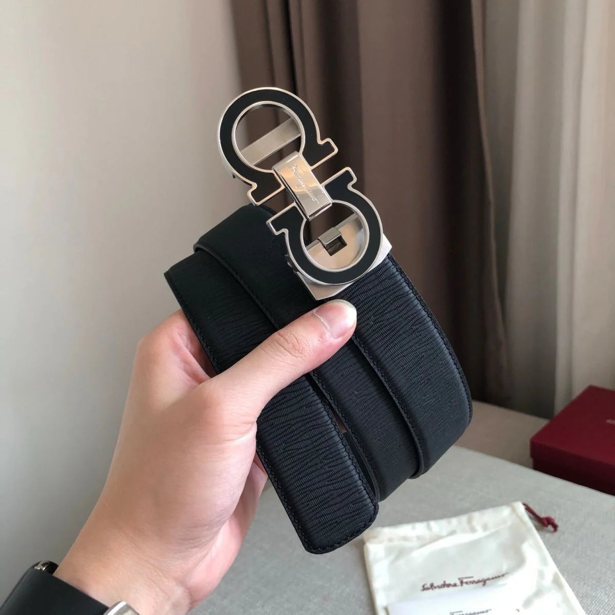 New men's automatic buckle business casual 3.5cm belt 1025062501