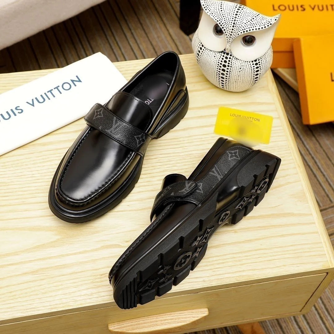 Casual Men's Leather Shoes Leather Loafers 1024032107