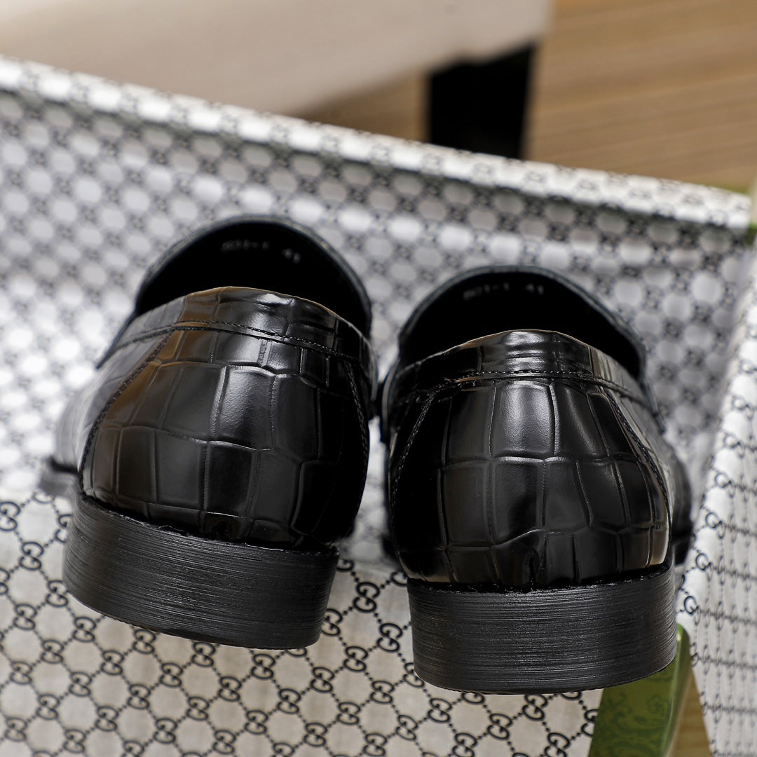 New Luxury G Crocodile Pattern Dress Shoes XC0424111805