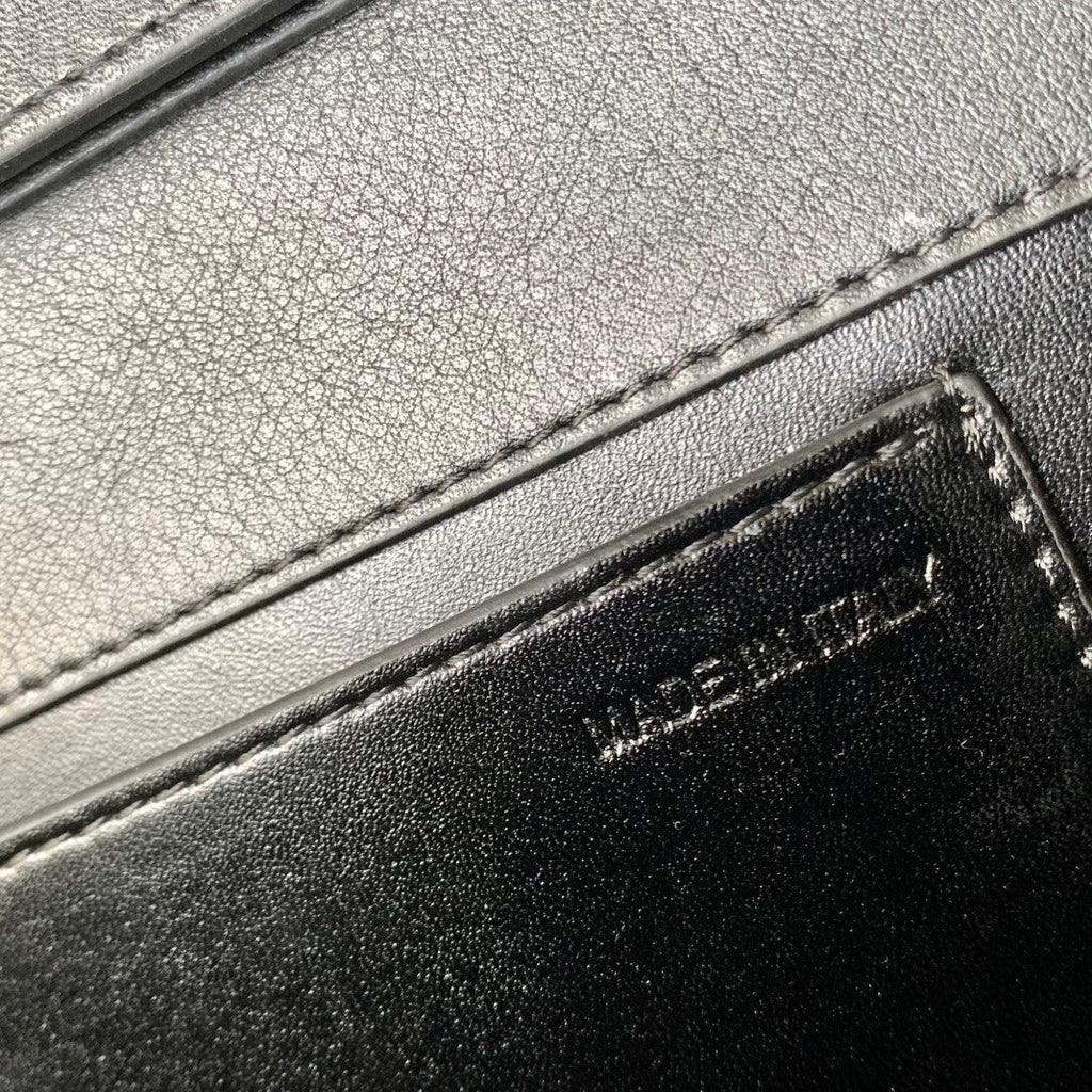 Valenti Loco 27cm Black Calfskin Gold Hardware
