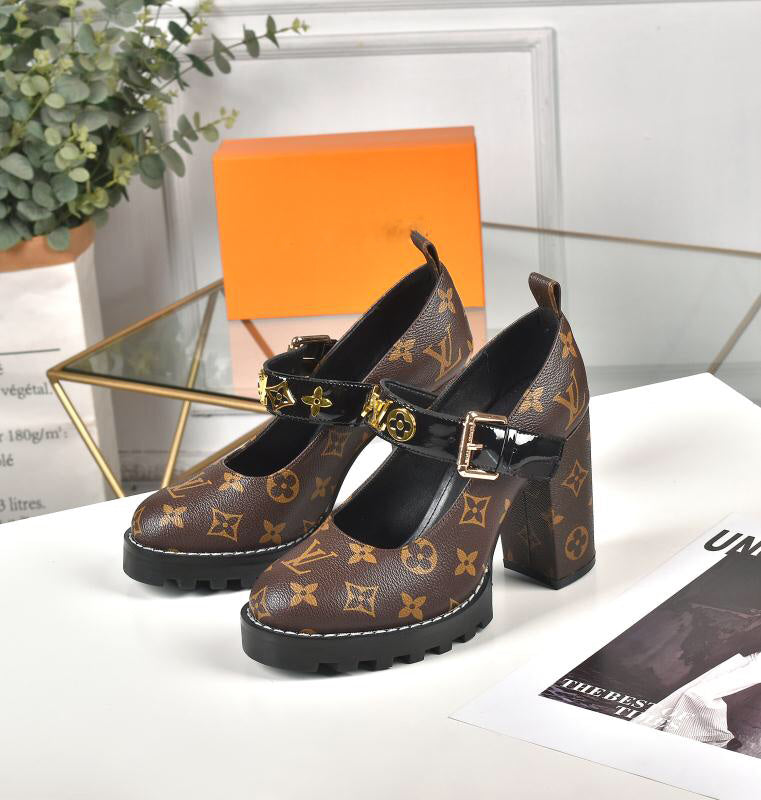 23 New Ladies Fashion Platform Sandals Chunky Heel High Heels XC04071202