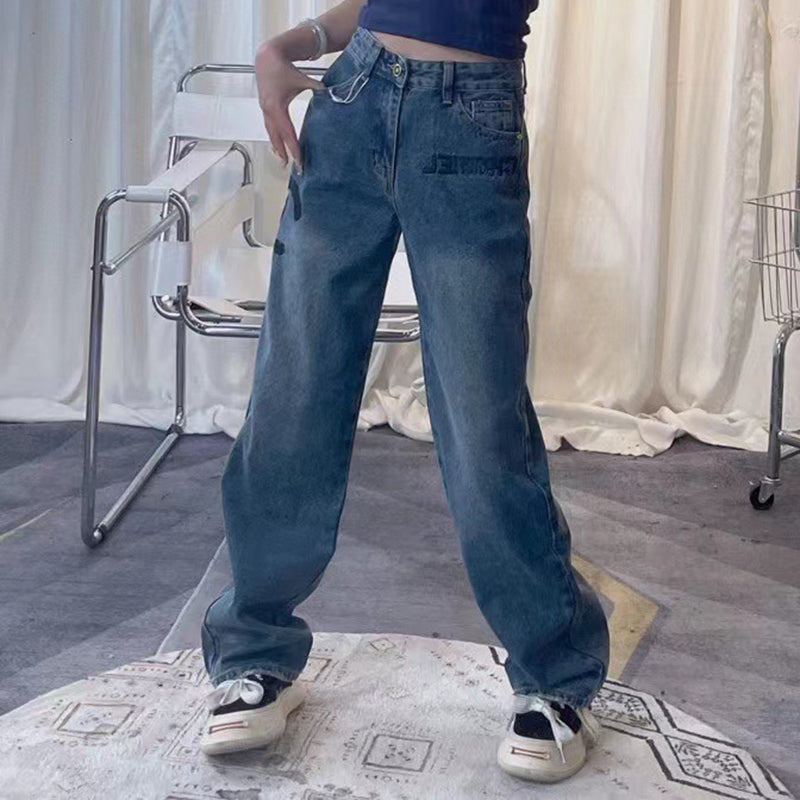 New Versatile Casual Straight Jeans PF1023101225