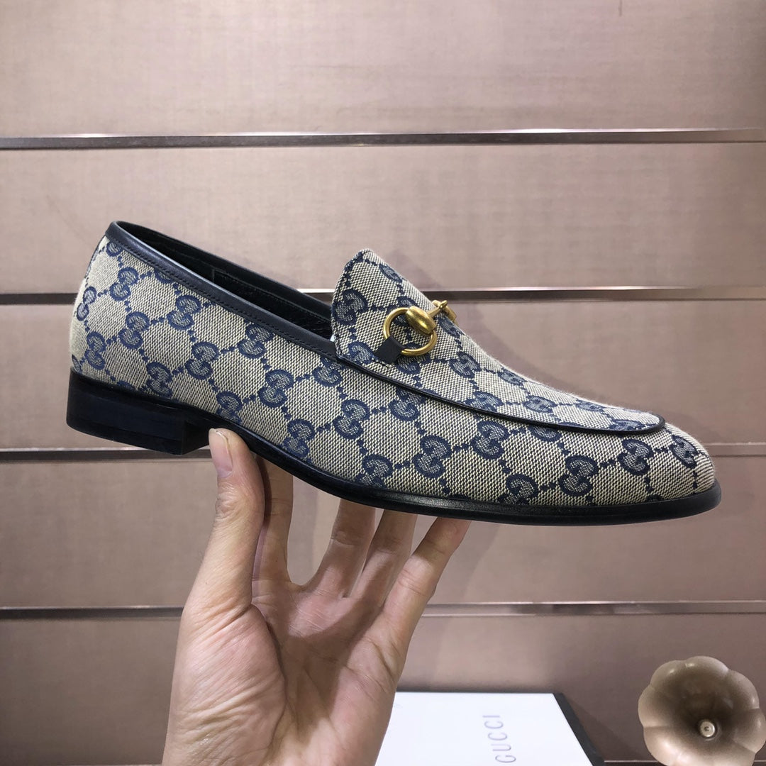G-print premium casual loafers