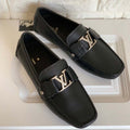 Classic men's leather loafers, high quality metal buckle, full of advanced sense.