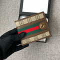 Classic Waterproof Fabric Tiger Head Wallet Genuine Leather Men's Compact Wallet S02