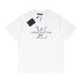Spring and summer new letter classic round neck printed short-sleeved T-shirt loose 1209023