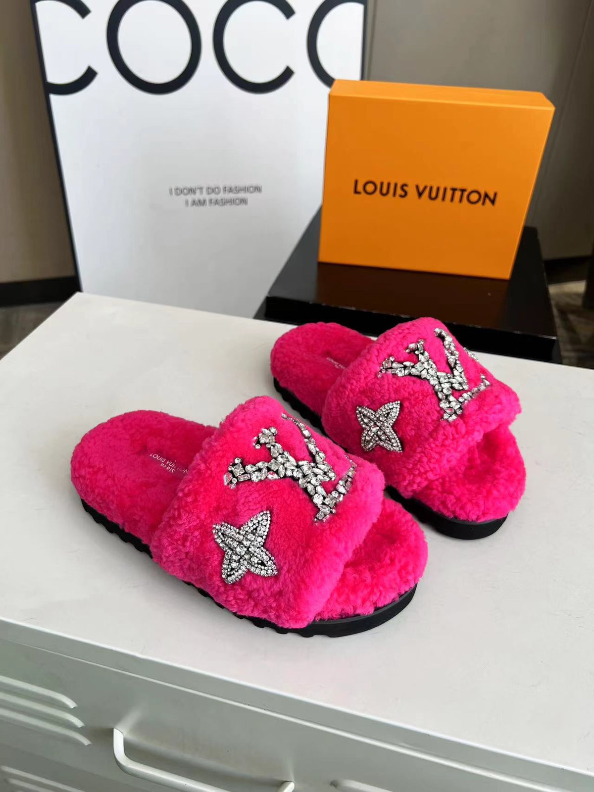 23 The most popular lambswool slippers in autumn and winter XC0423101606