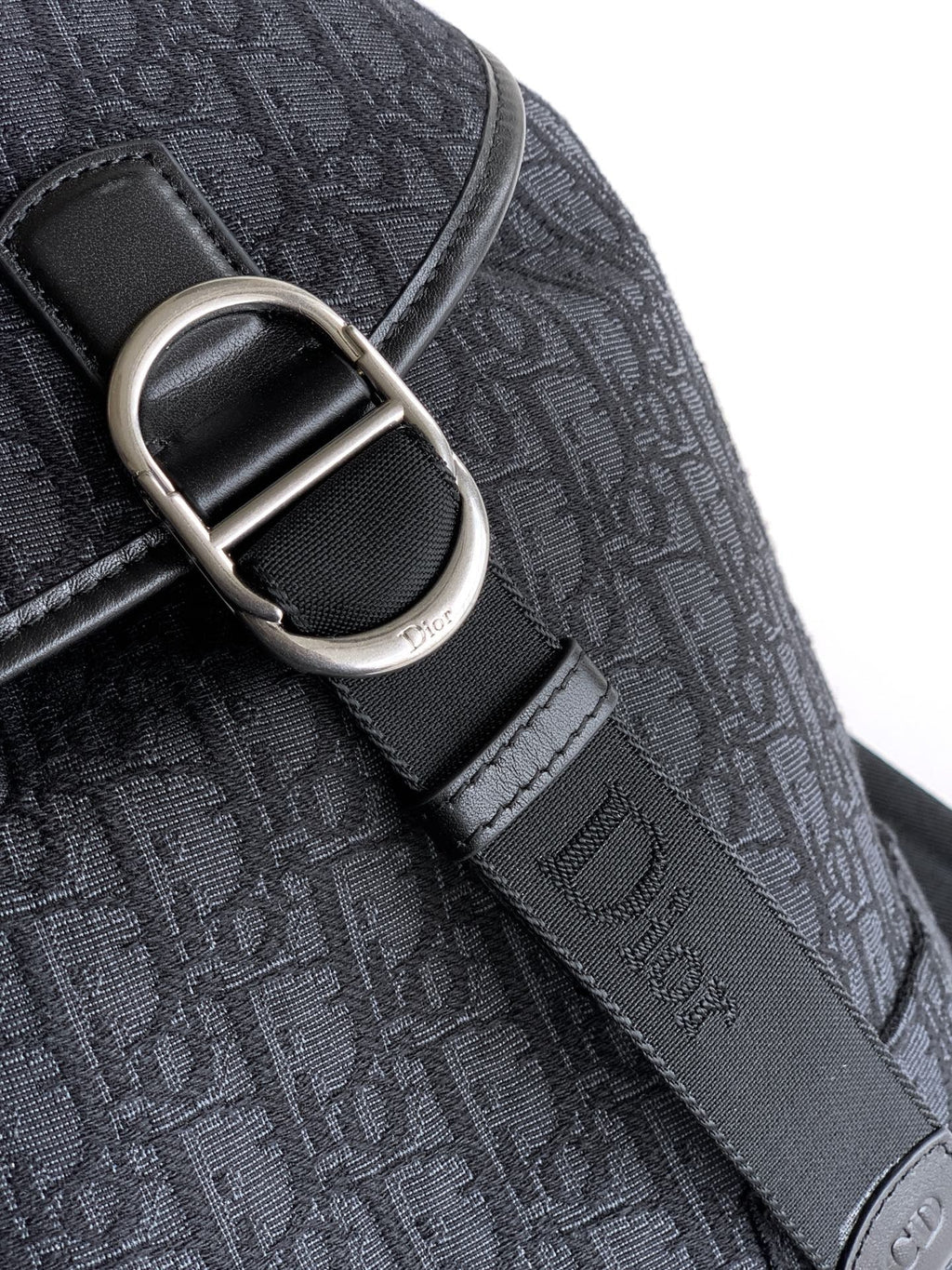 CD 2026 Jett Backpack With Flap 42cm Black Fabric Leather
