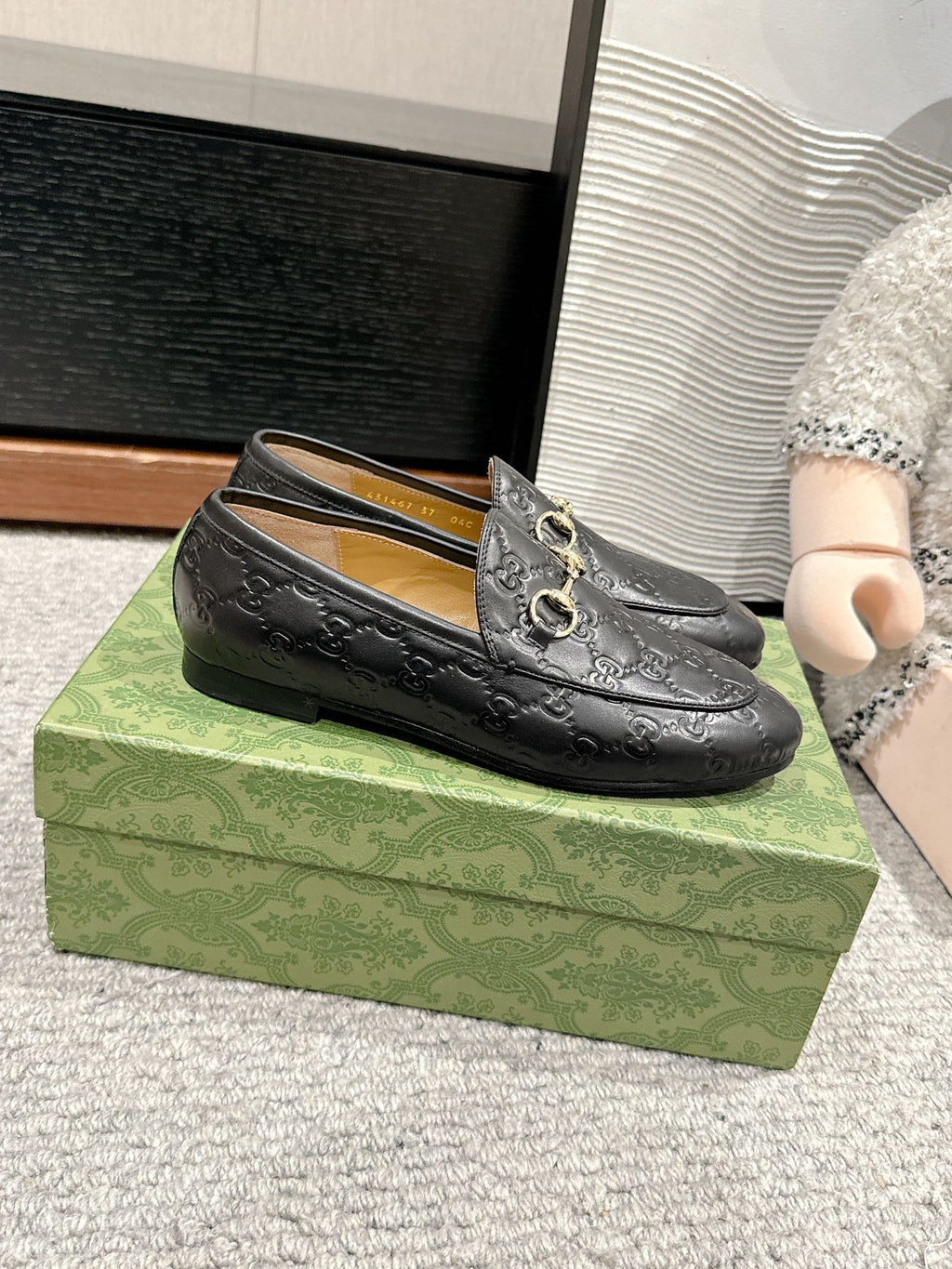 Horsebit Jordaan Loafer Black GG Leather 0426090702