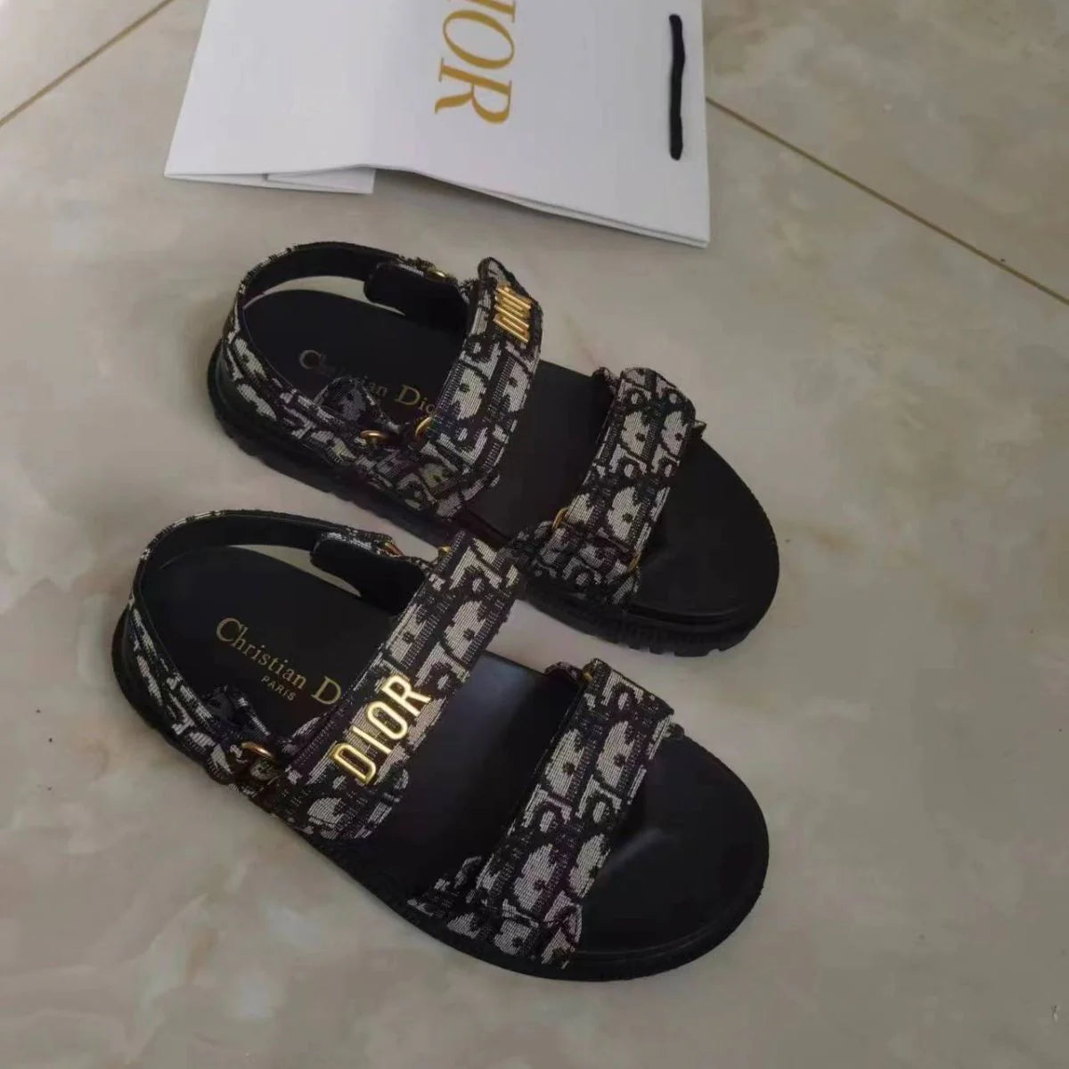 New Fashion All-match Velcro Platform Height-increasing Sandals 1024062709