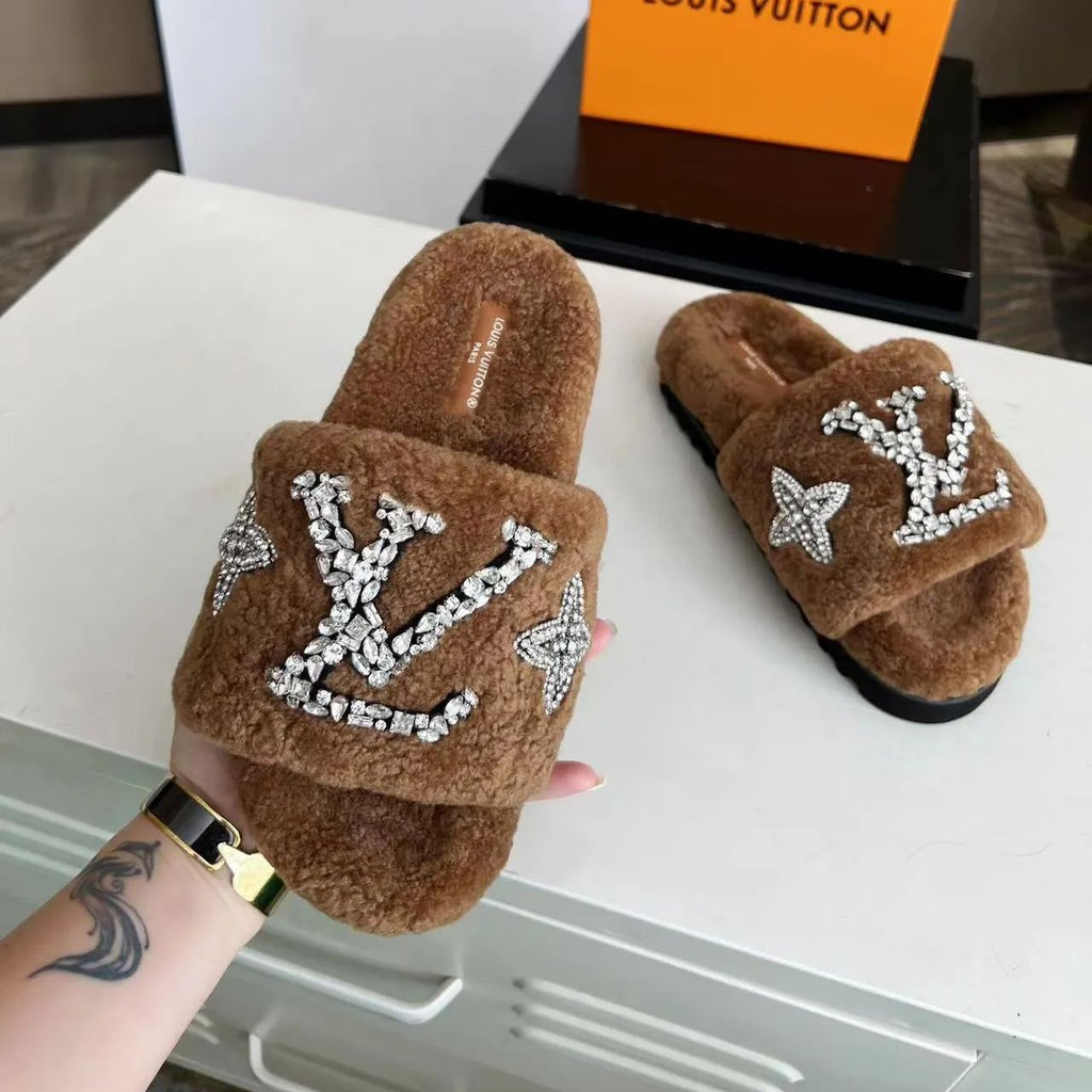 23 The most popular lambswool slippers in autumn and winter XC0423101606