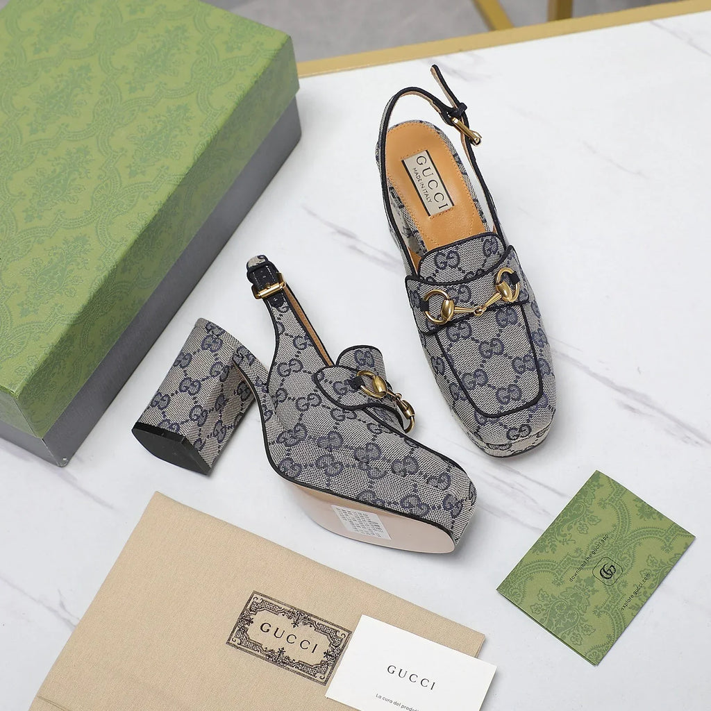 New Women's Horsebit Mid-heeled Sandals and High Heels