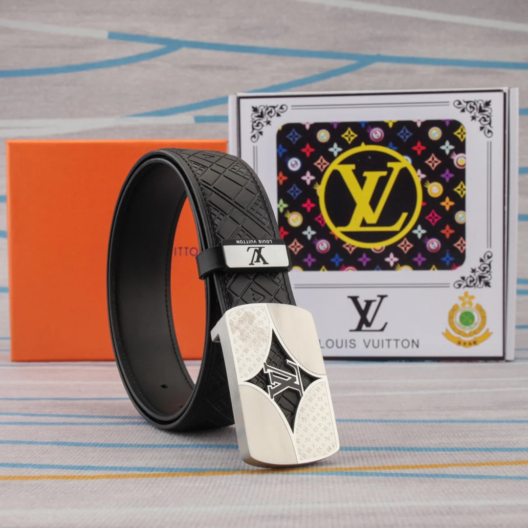 Lv Luxury Genuine Leather Men’s Belt 1025010730
