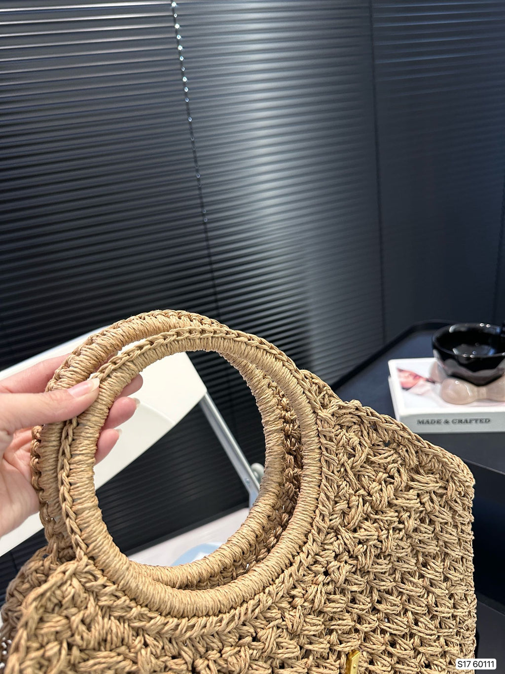 YSL Summer Fashion Straw Tote Bag 0724041110
