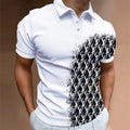 Men's Summer Fashion Printed Polo Shirts 3D1024041714