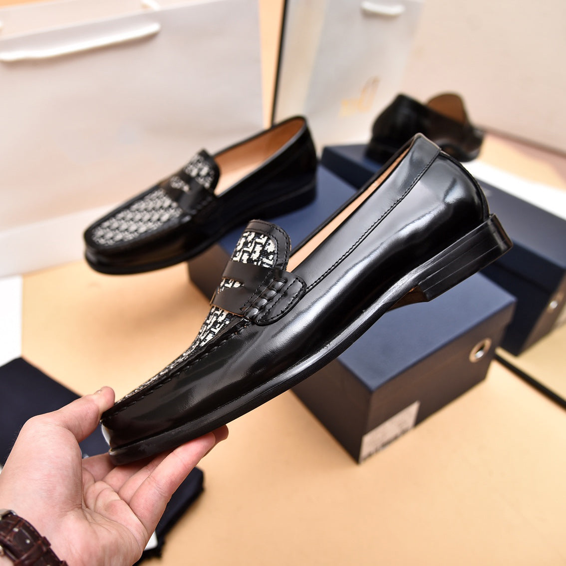Black Classic  Fashion Men's Loafers