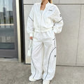New Fashion Women Embroidered Casual Tracksuit  DM1326091421