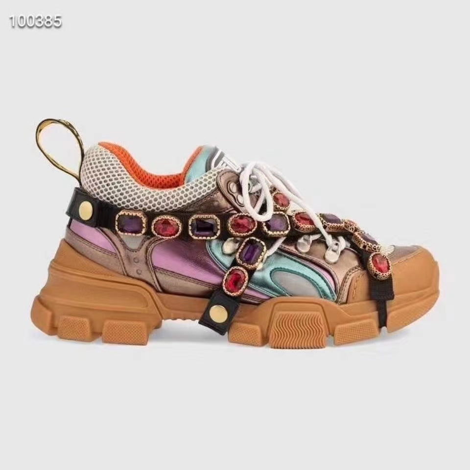 2023 Women's casual rhinestone Fashion Leisure Sneakers