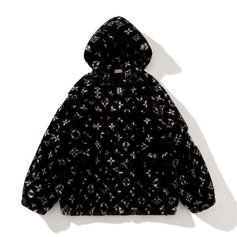 Trendy Loose Printed Cotton Jacket 0823120104