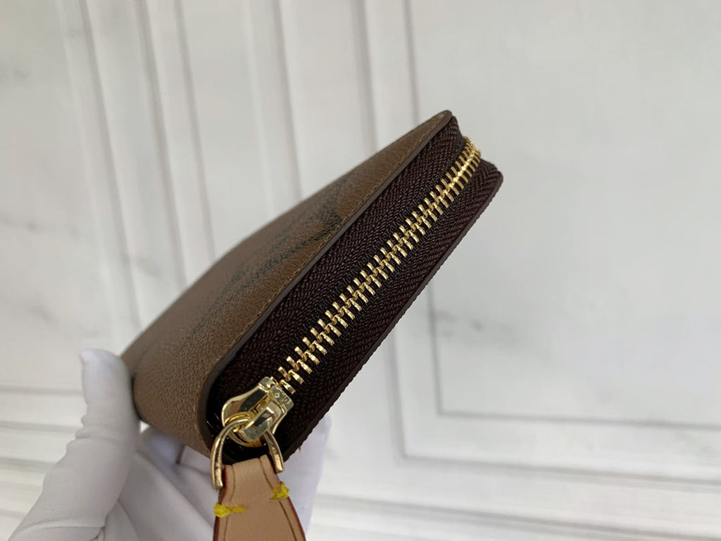 Printed Canvas Edition Zip Coin Purse XCS041905