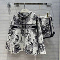Early spring new fashion hooded sweater shorts suit