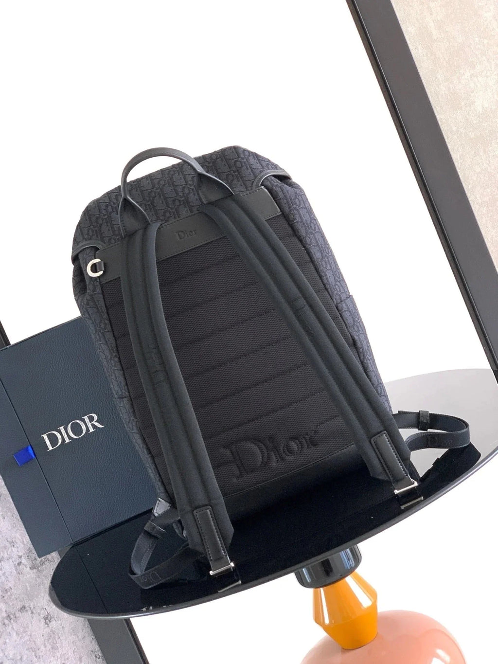 CD 2026 Jett Backpack With Flap 42cm Black Fabric Leather