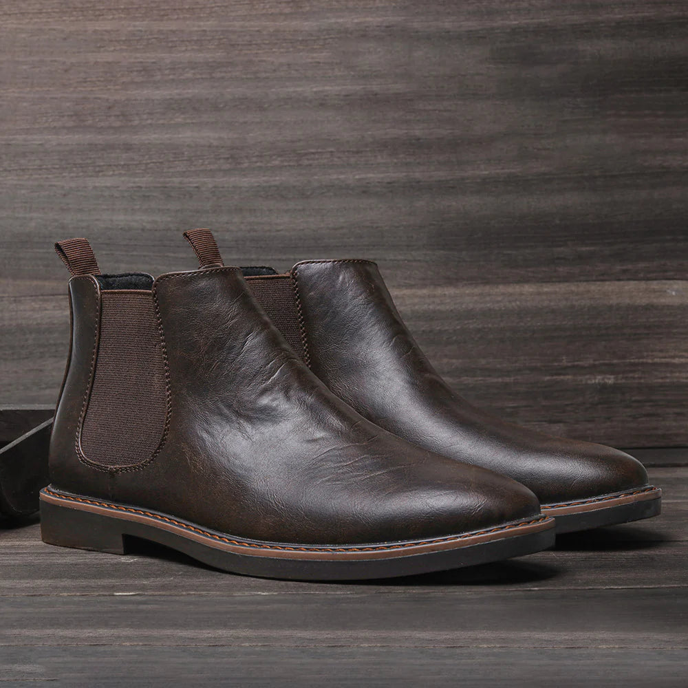 Men's Chelsea Boots Fashion Retro Men's Short Boots