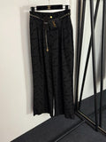 YSL Women's Elastic Waist Casual Pants 0425072508