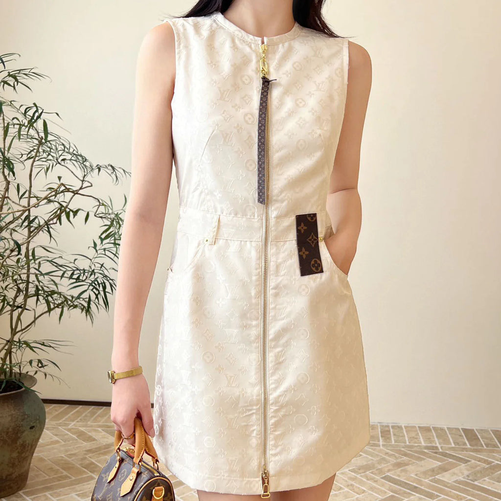 New Fashion Printed Sleeveless Dresses 1025062310