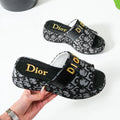 Classic vintage thick sole sandals 1024061829