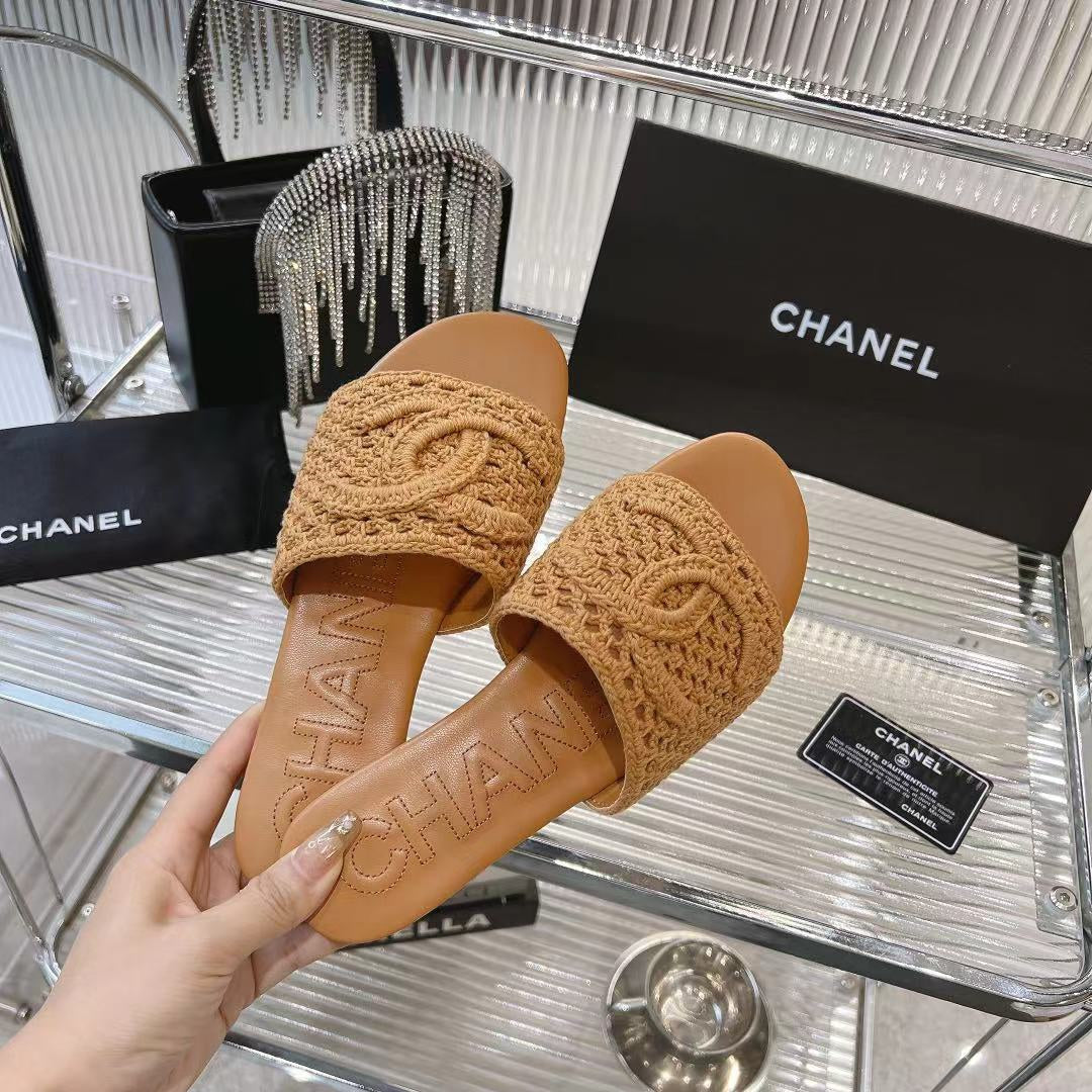 CHA Summer Woven Flat Sandals XC0426060803