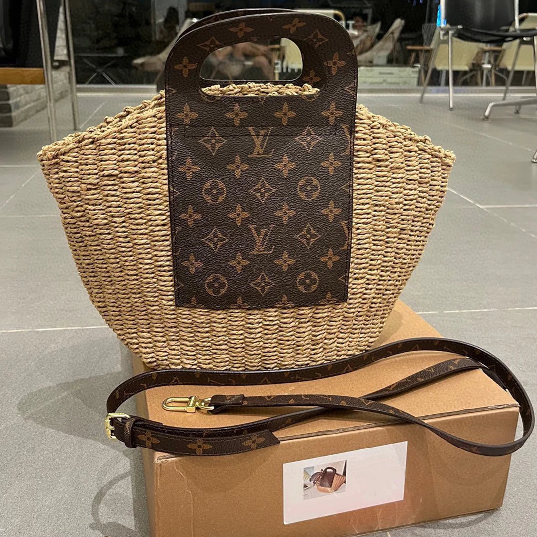 New Fashion Casual Woven Tote Bag 1024042301