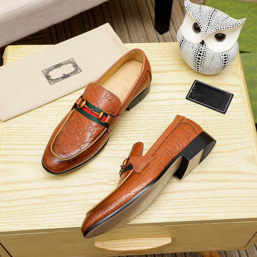 Classic Fashion Lace-Up Presbyopia Double Button Loafers