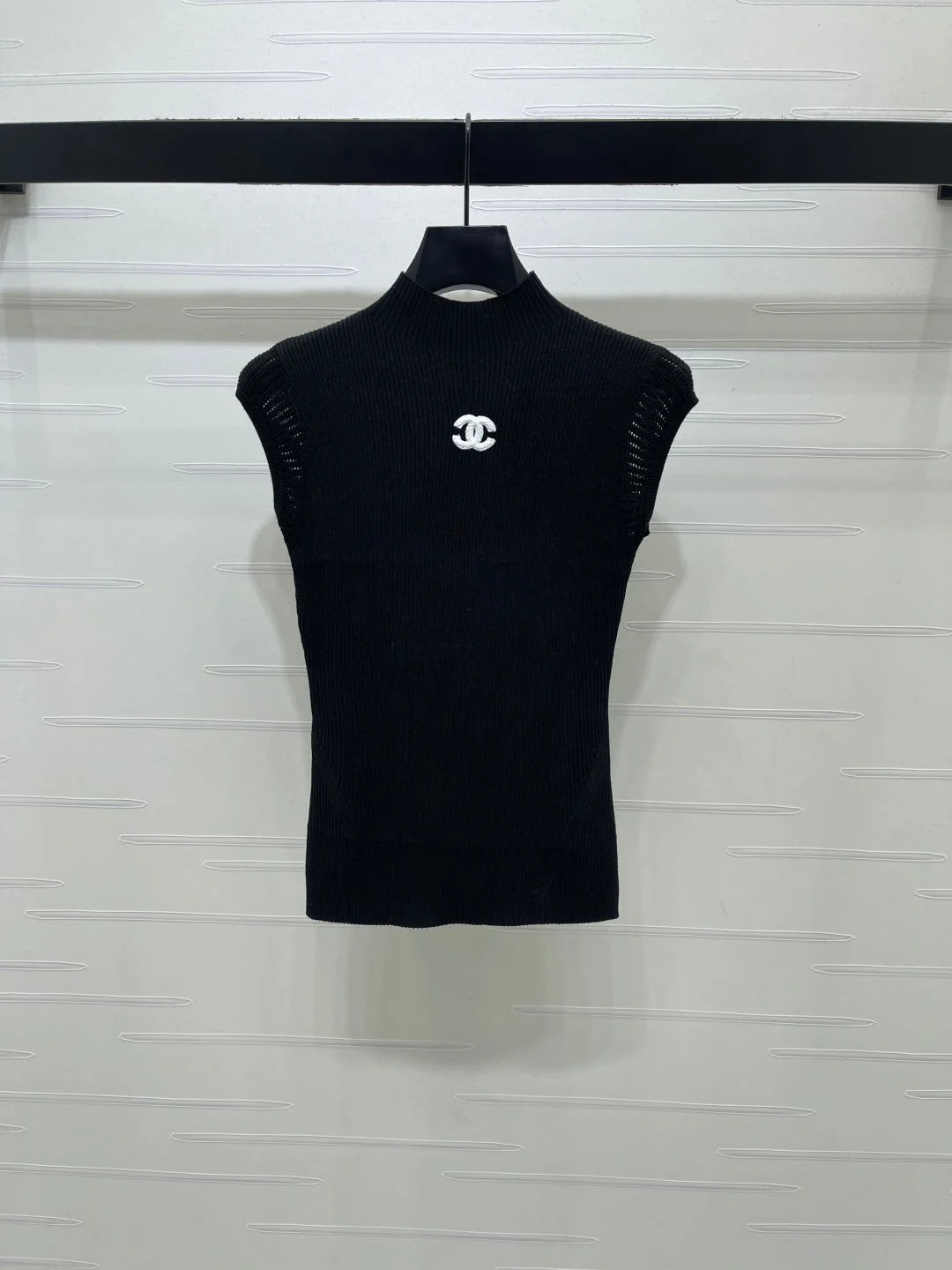CC Ribbed Knit Tank Top Wool 406422