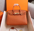 Birkin Handbag With Double Handles