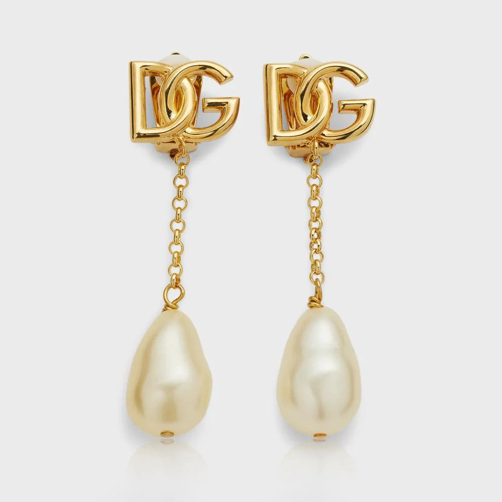 Fashion Long Tassel Water Drop Pearl Earrings 1024010311