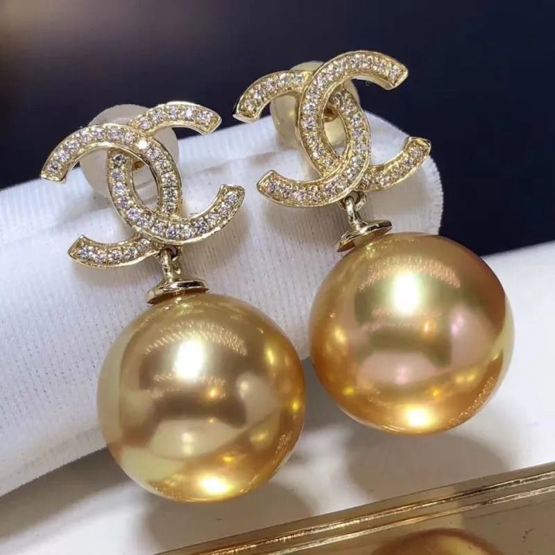 CHA Women Fashion Rhinestone Pearl Earrings 0425043012
