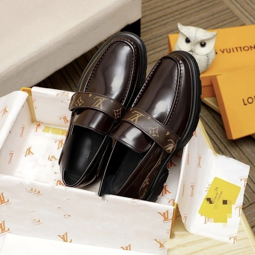 Casual Men's Leather Shoes Leather Loafers 1024032107