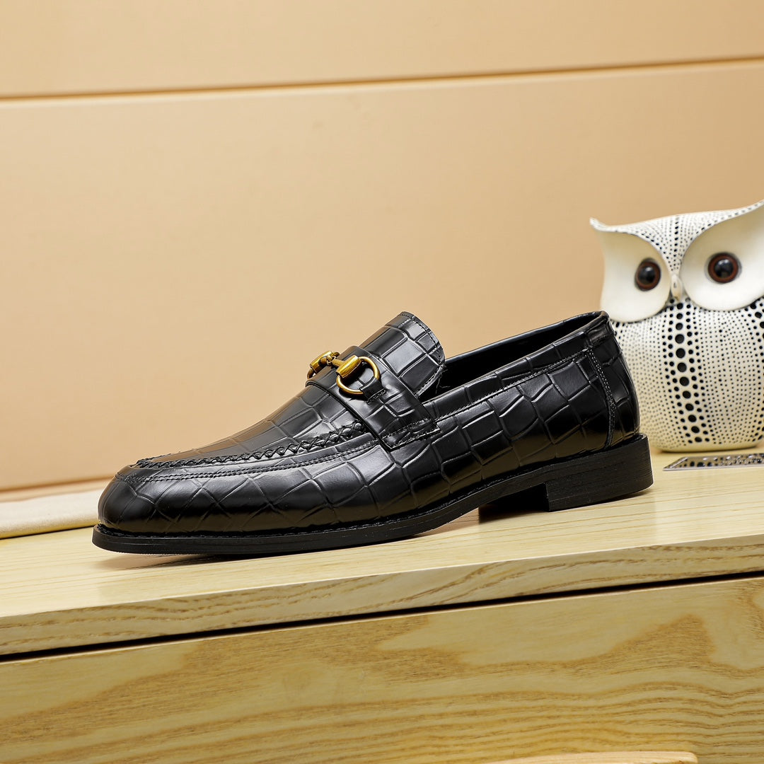 New Luxury G Crocodile Pattern Dress Shoes XC0424111805